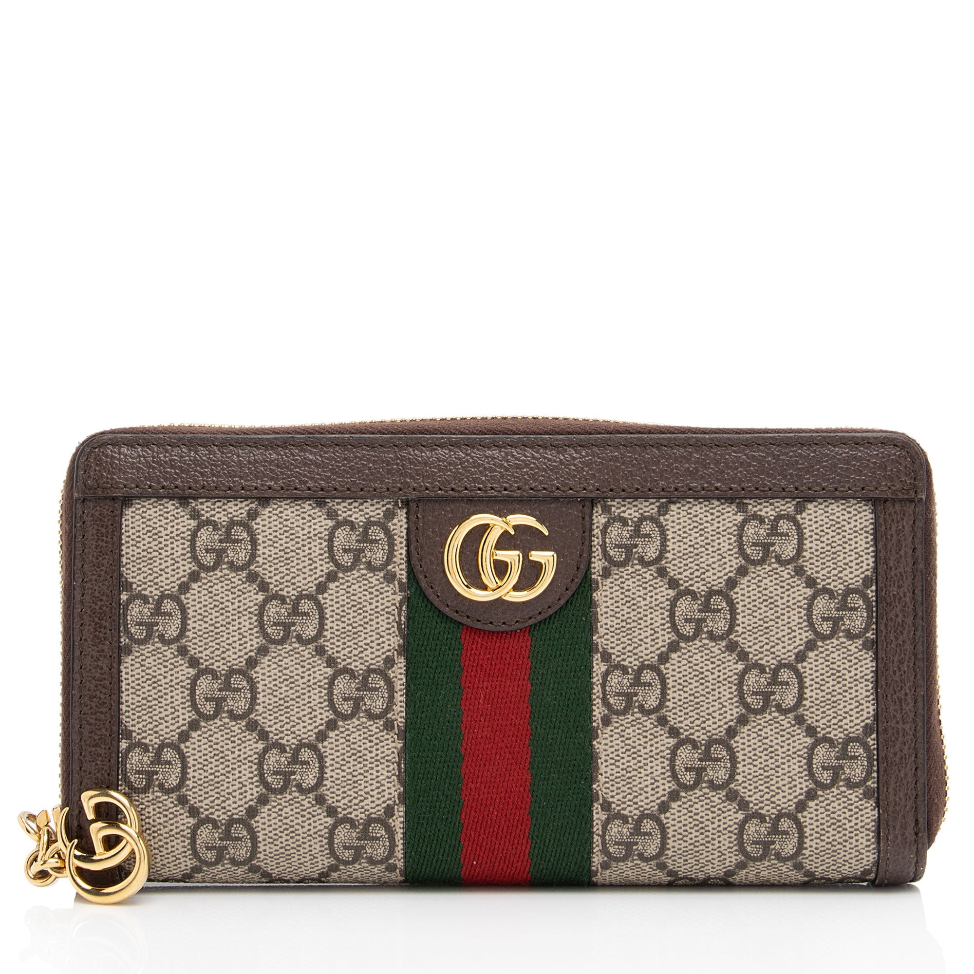 Gucci GG Supreme Ophidia Zip Around Wallet (SHF-dEvQd6)