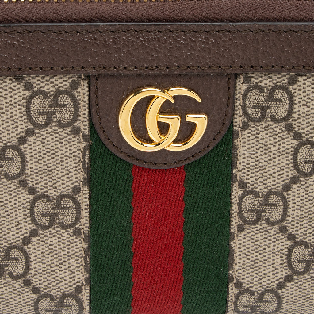 Gucci GG Supreme Ophidia Zip Around Wallet (SHF-dEvQd6)