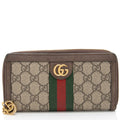 Gucci GG Supreme Ophidia Zip Around Wallet (SHF-g3O55g)