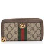 Gucci GG Supreme Ophidia Zip Around Wallet (SHF-g3O55g)