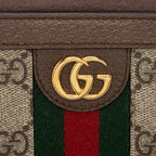 Gucci GG Supreme Ophidia Zip Around Wallet (SHF-L3ZnYB)
