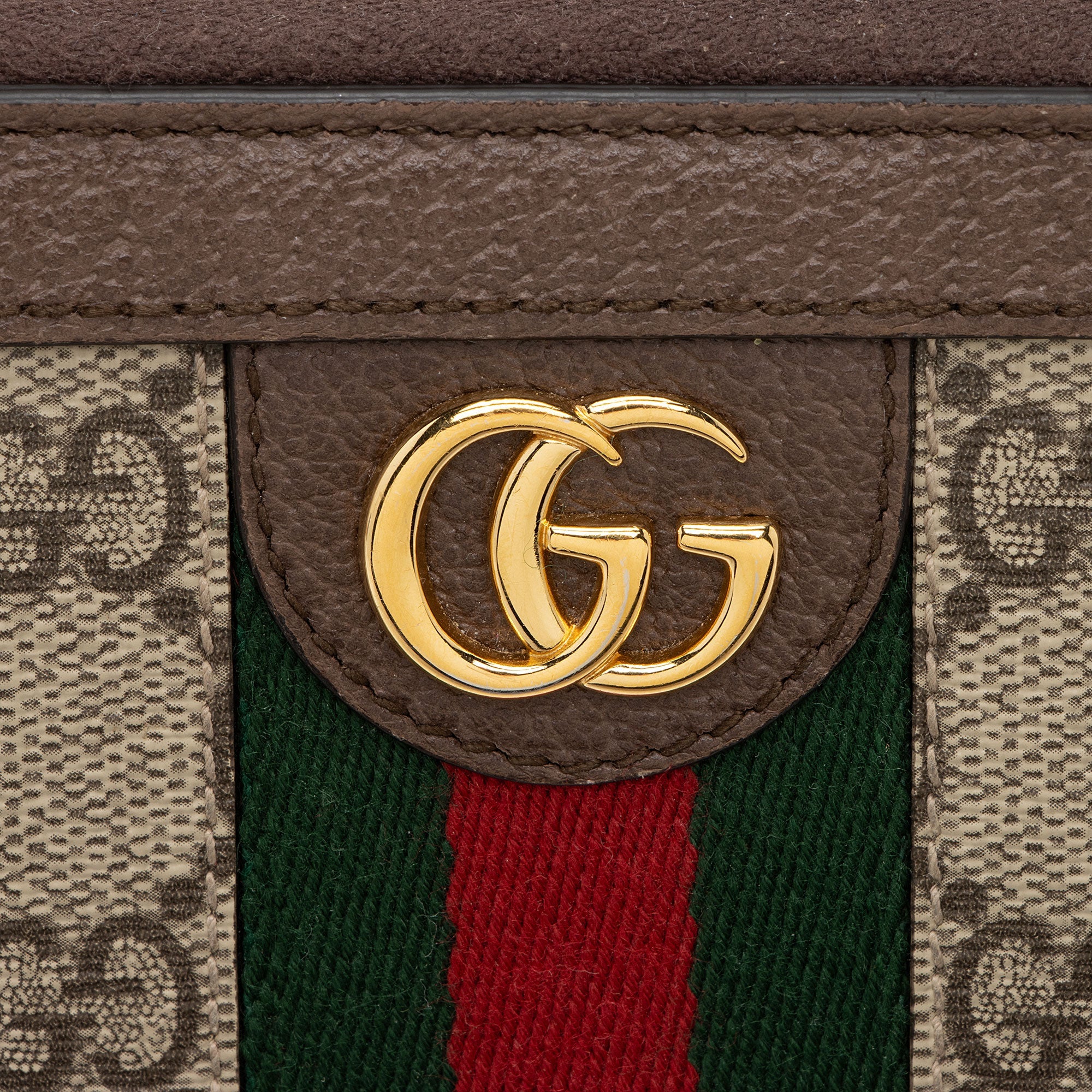Gucci GG Supreme Ophidia Zip Around Wallet (SHF-L3ZnYB)