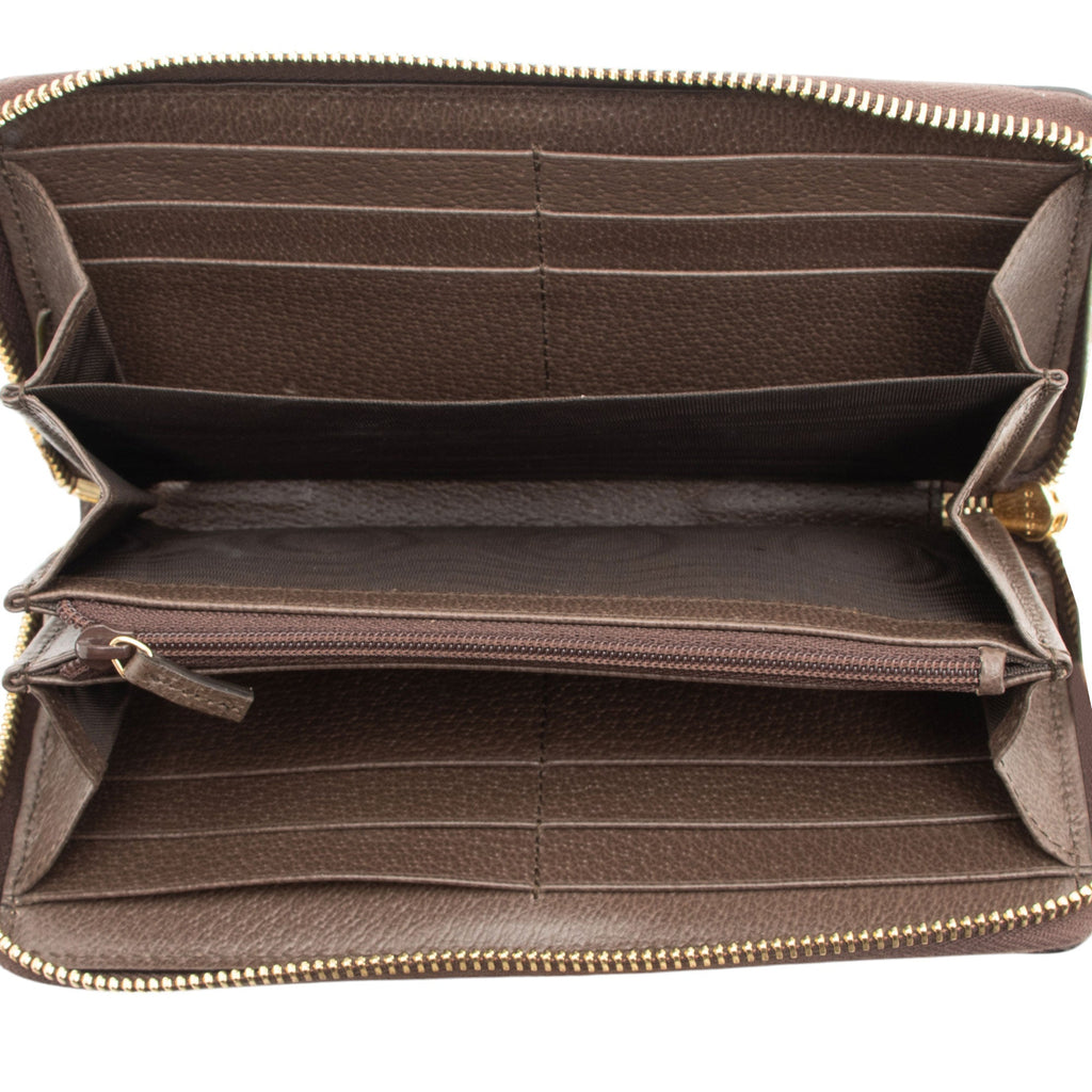 Gucci GG Supreme Ophidia Zip Around Wallet (SHF-dJVXGe)