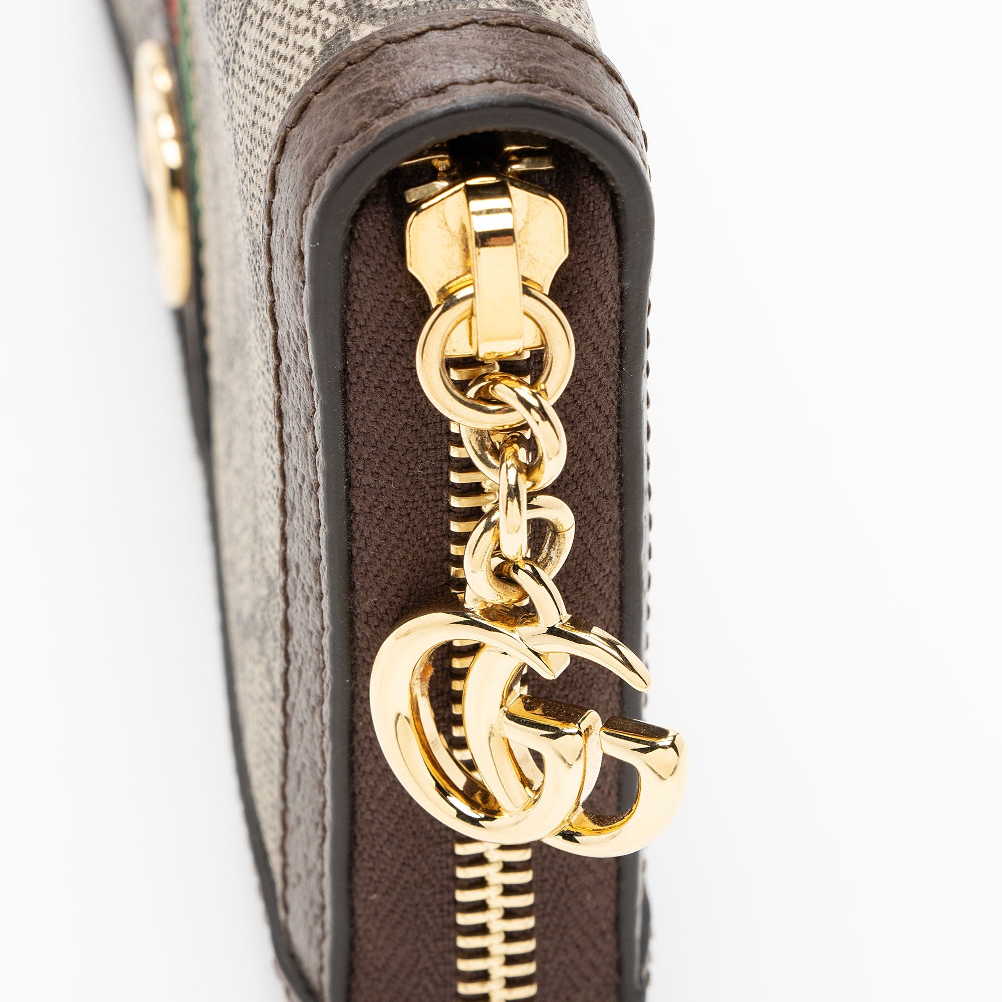Gucci GG Supreme Ophidia Zip Around Wallet