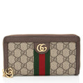 Gucci GG Supreme Ophidia Zip Around Wallet