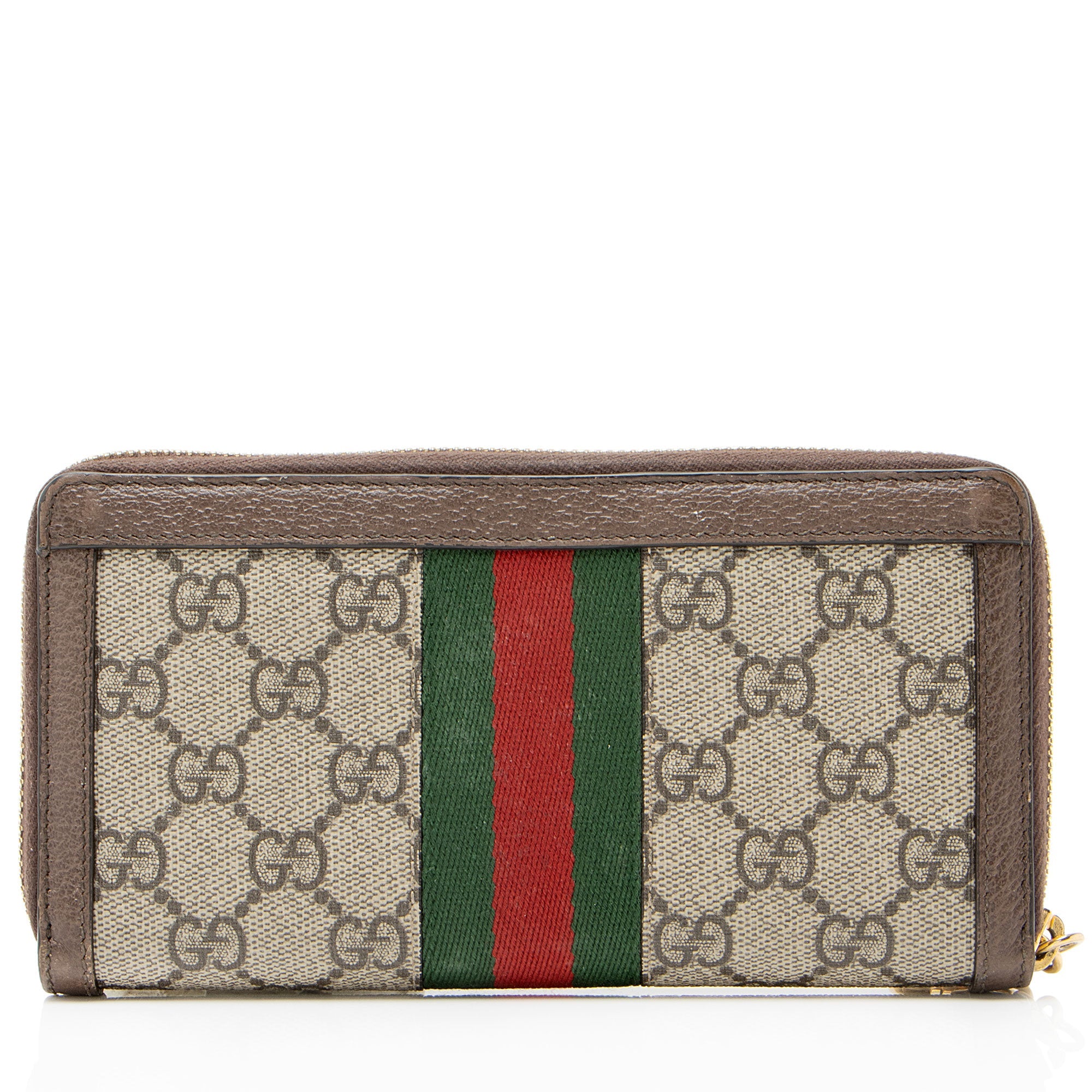 Gucci GG Supreme Ophidia Zip Around Wallet