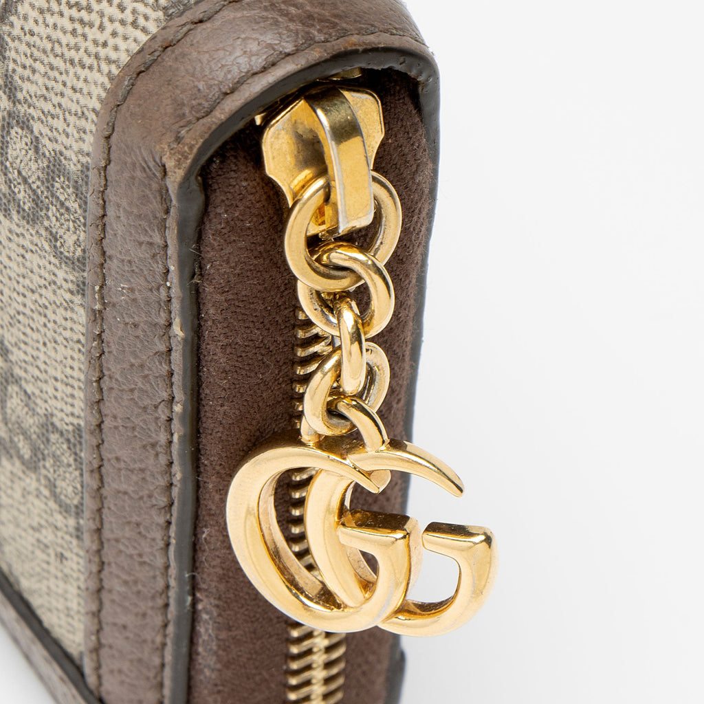 Gucci GG Supreme Ophidia Zip Around Wallet