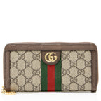 Gucci GG Supreme Ophidia Zip Around Wallet