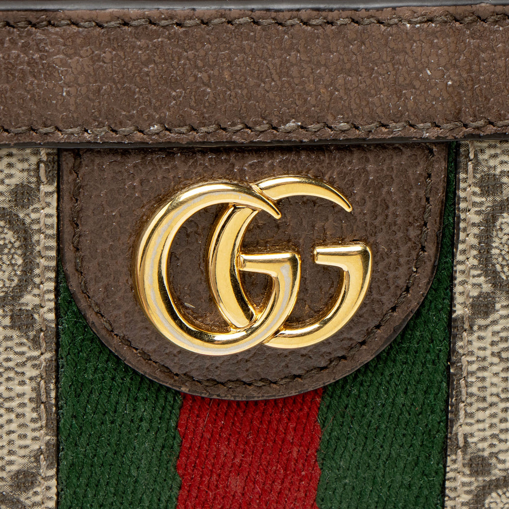 Gucci GG Supreme Ophidia Zip Around Wallet