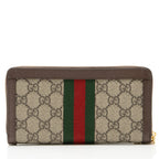 Gucci GG Supreme Ophidia Zip Around Wallet