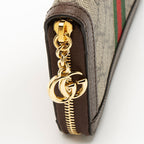 Gucci GG Supreme Ophidia Zip Around Wallet