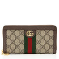 Gucci GG Supreme Ophidia Zip Around Wallet