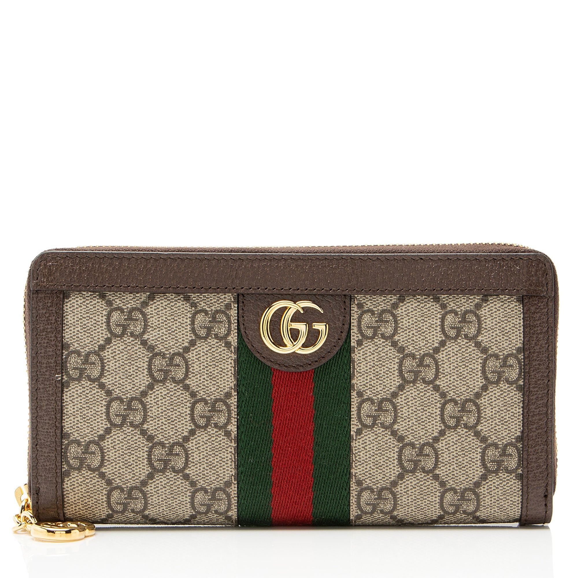 Gucci GG Supreme Ophidia Zip Around Wallet