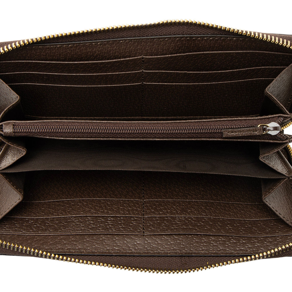 Gucci GG Supreme Ophidia Zip Around Wallet