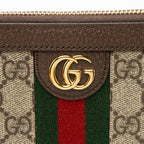 Gucci GG Supreme Ophidia Zip Around Wallet