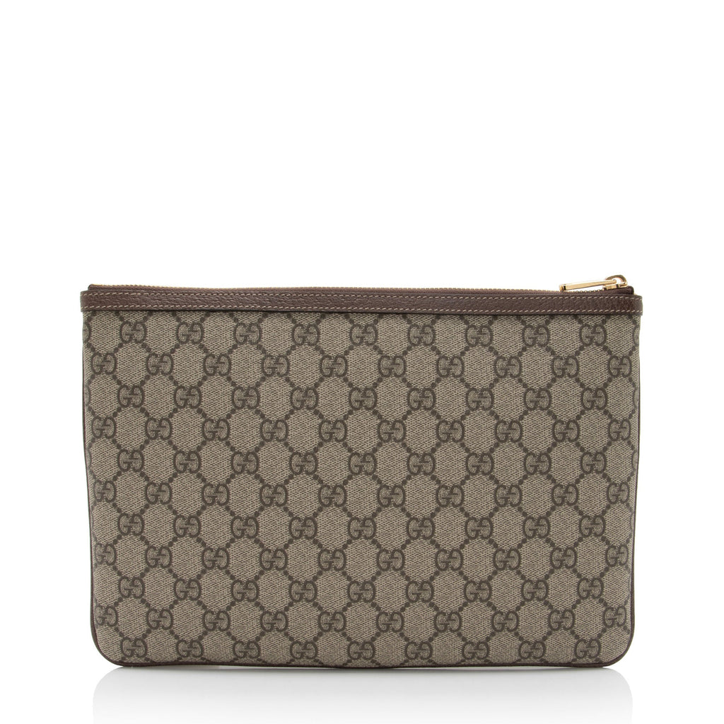 Gucci GG Supreme Ophidia Zip Pouch (SHF-UhG8eK)