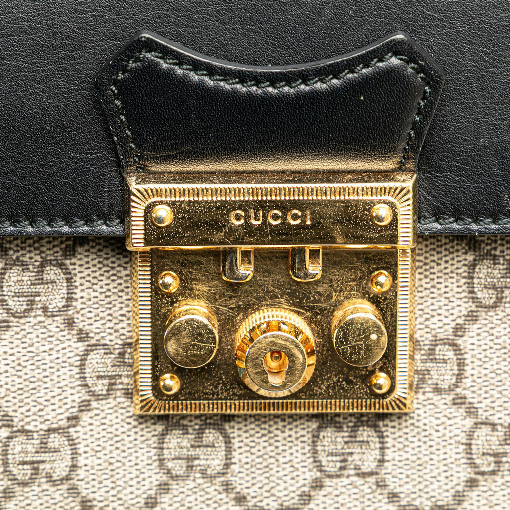 Gucci GG Supreme Padlock Backpack