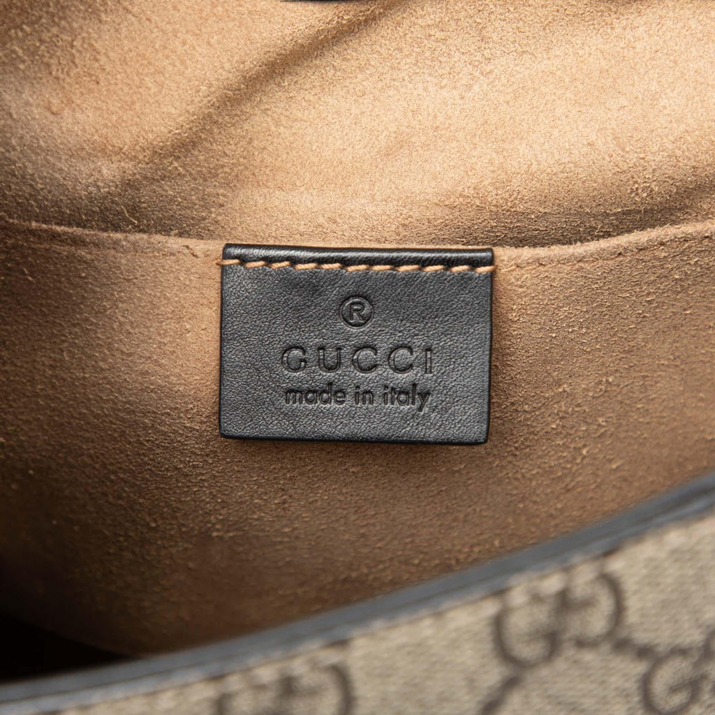 Gucci GG Supreme Padlock Backpack