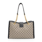 Gucci GG Supreme Padlock Chain Medium Shoulder Bag (SHF-HpZzJo)