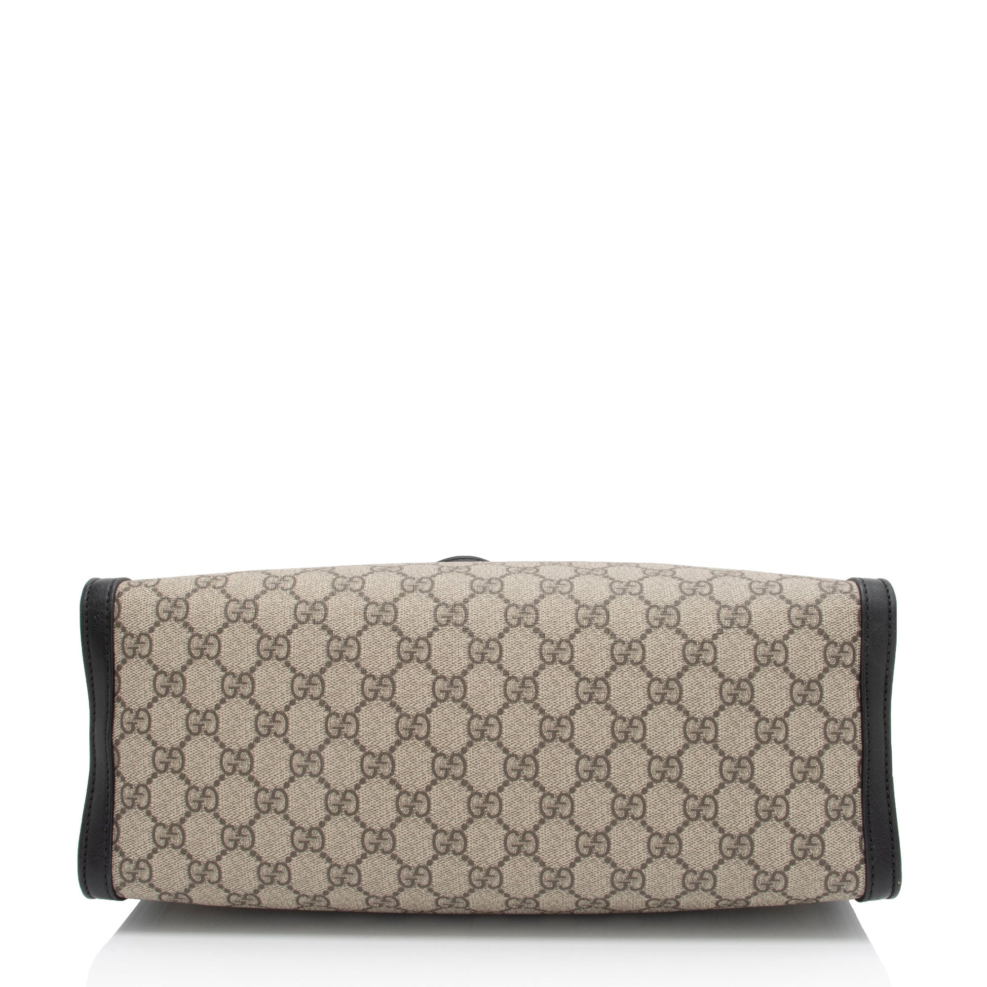 Gucci GG Supreme Padlock Chain Medium Shoulder Bag (SHF-HpZzJo)