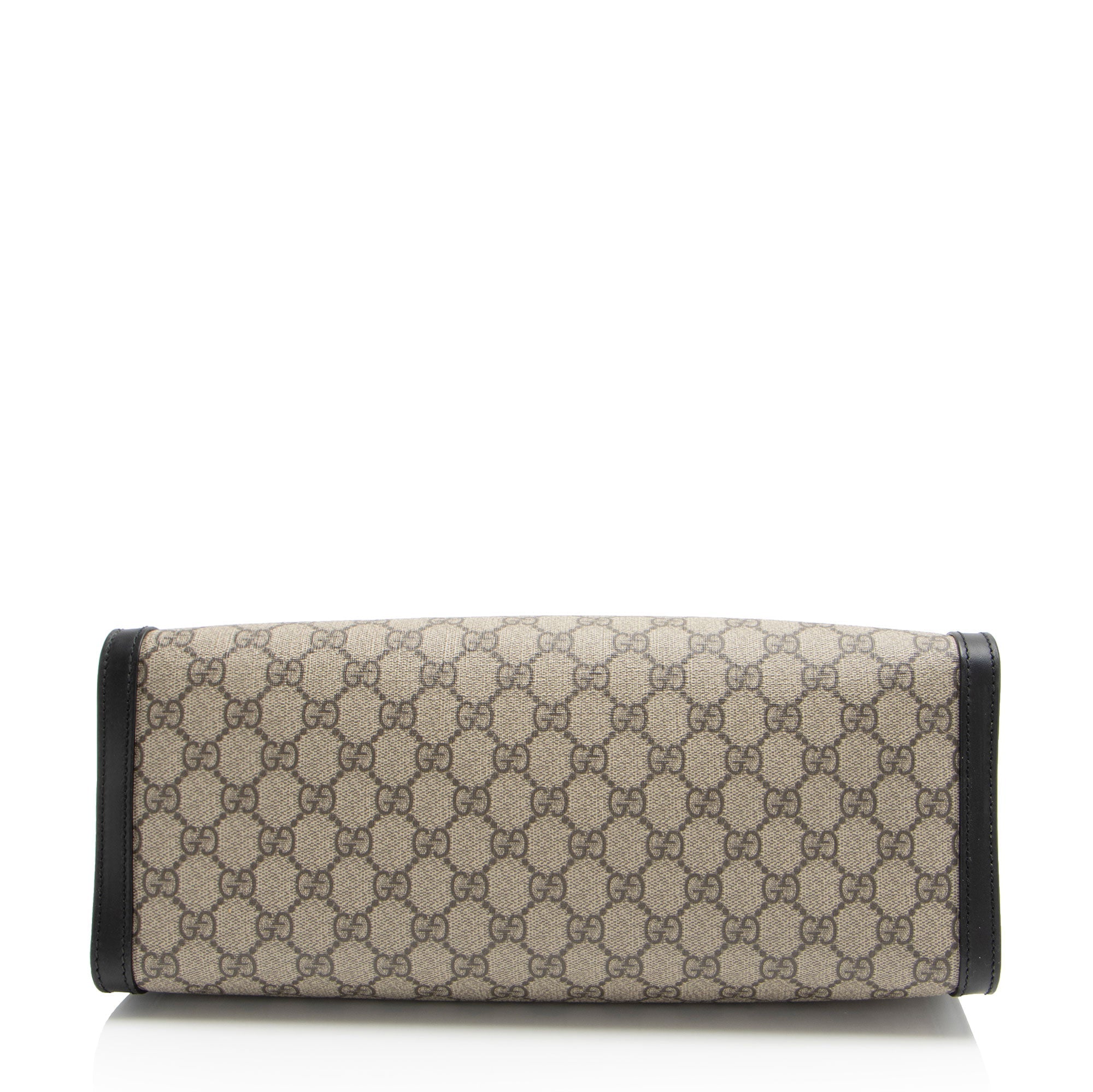 Gucci GG Supreme Padlock Chain Medium Shoulder Bag (SHF-aTdUTN)