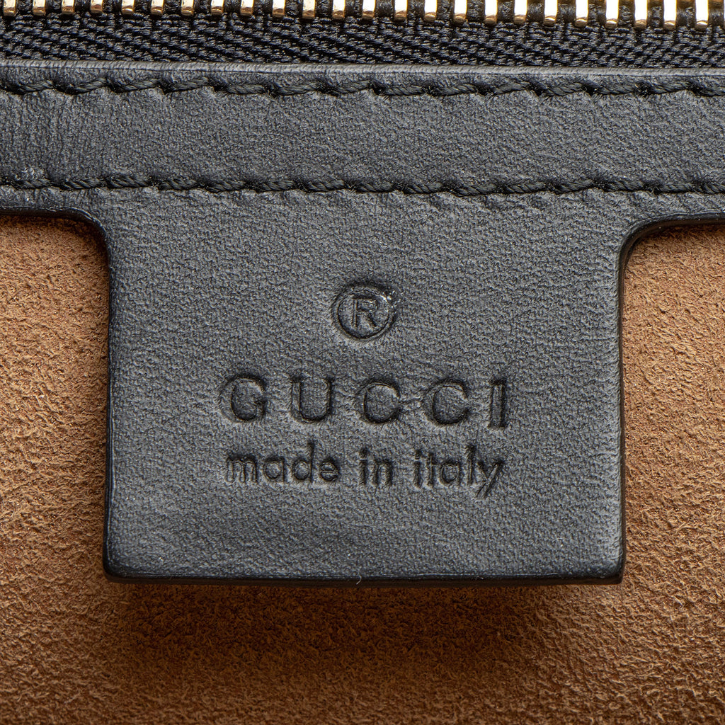 Gucci GG Supreme Padlock Chain Medium Shoulder Bag (SHF-aTdUTN)