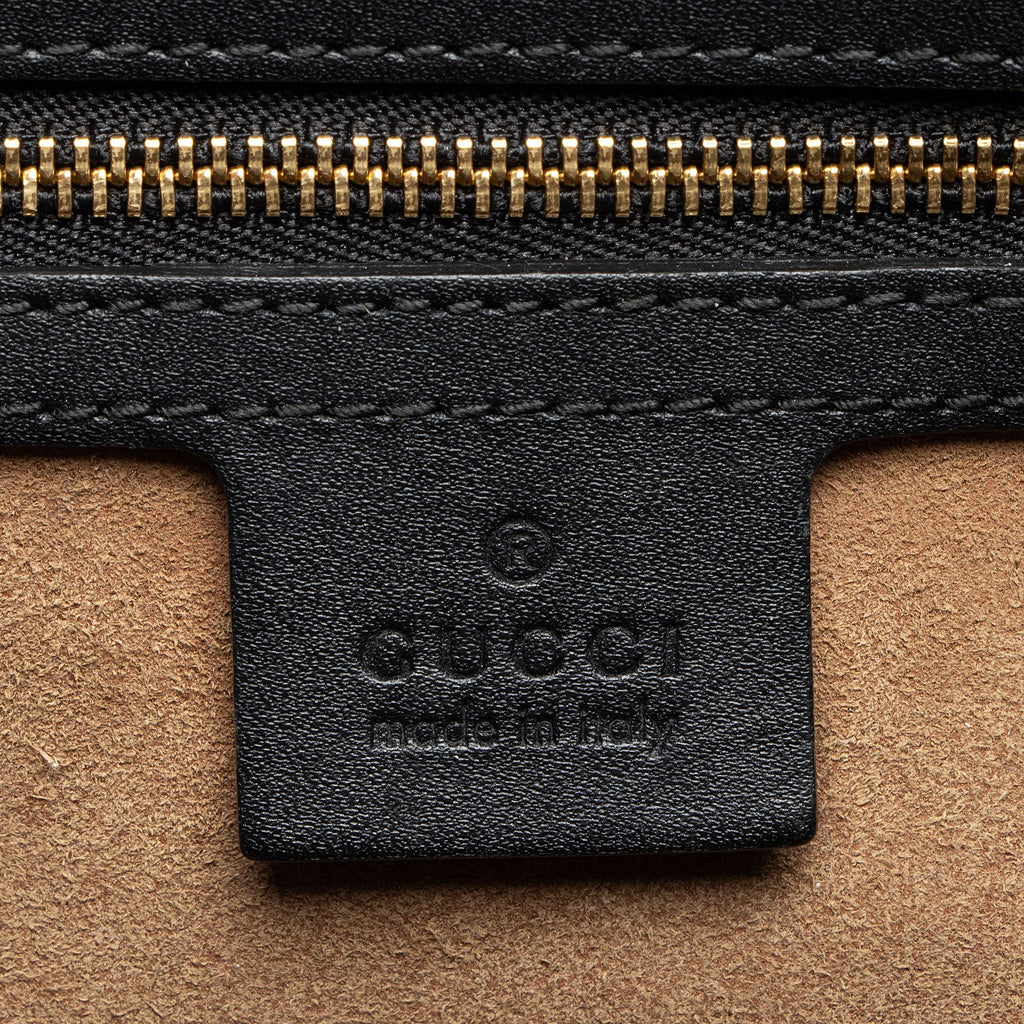 Gucci GG Supreme Padlock Chain Medium Shoulder Bag