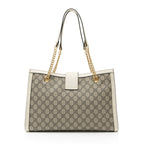 Gucci GG Supreme Padlock Chain Medium Shoulder Bag