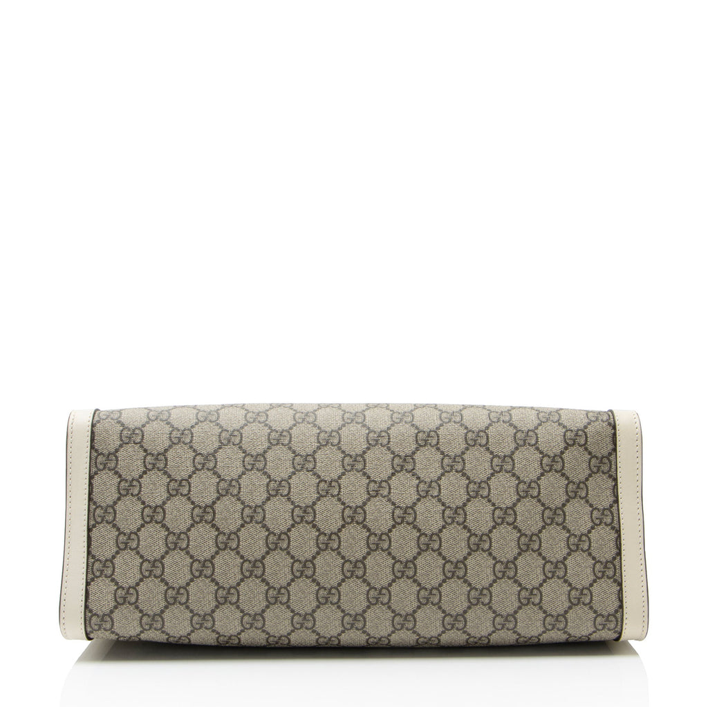 Gucci GG Supreme Padlock Chain Medium Shoulder Bag