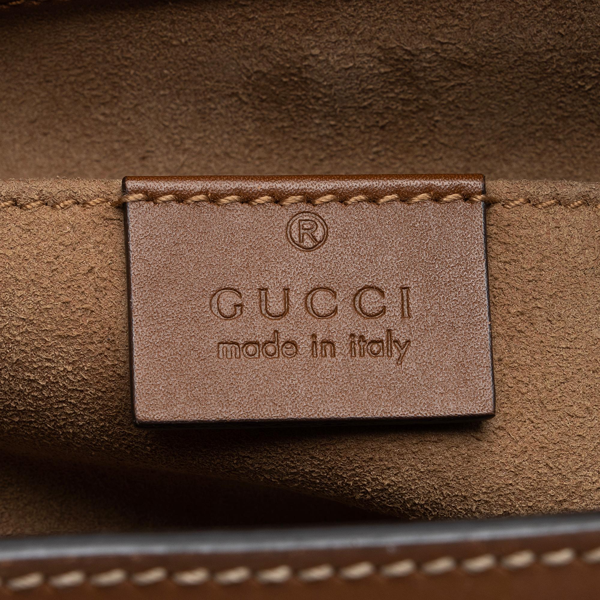 Gucci GG Supreme Padlock Chain Small Shoulder Bag (SHF-23018)