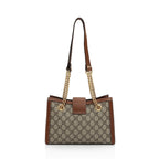 Gucci GG Supreme Padlock Chain Small Shoulder Bag (SHF-Z3zmfK)