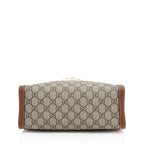 Gucci GG Supreme Padlock Chain Small Shoulder Bag (SHF-Z3zmfK)