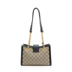 Gucci GG Supreme Padlock Chain Small Shoulder Bag