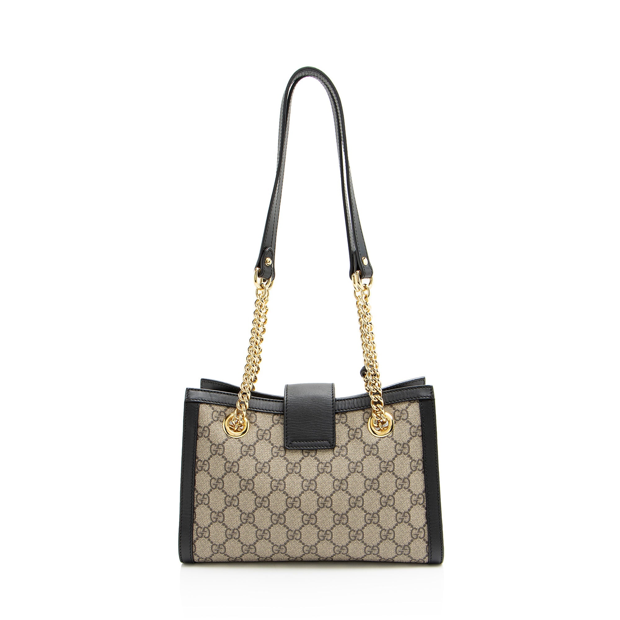 Gucci GG Supreme Padlock Chain Small Shoulder Bag