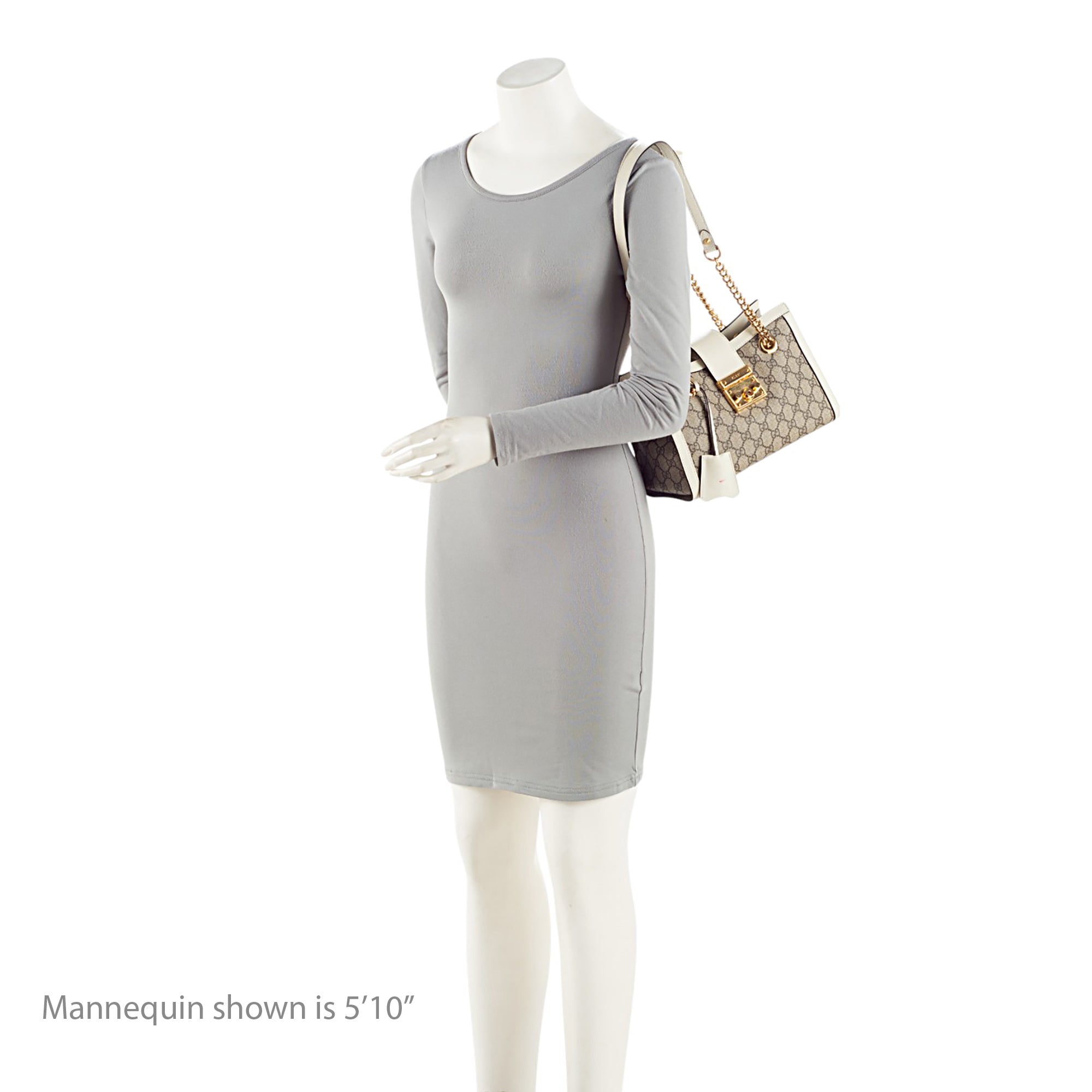 Gucci GG Supreme Padlock Chain Small Shoulder Bag