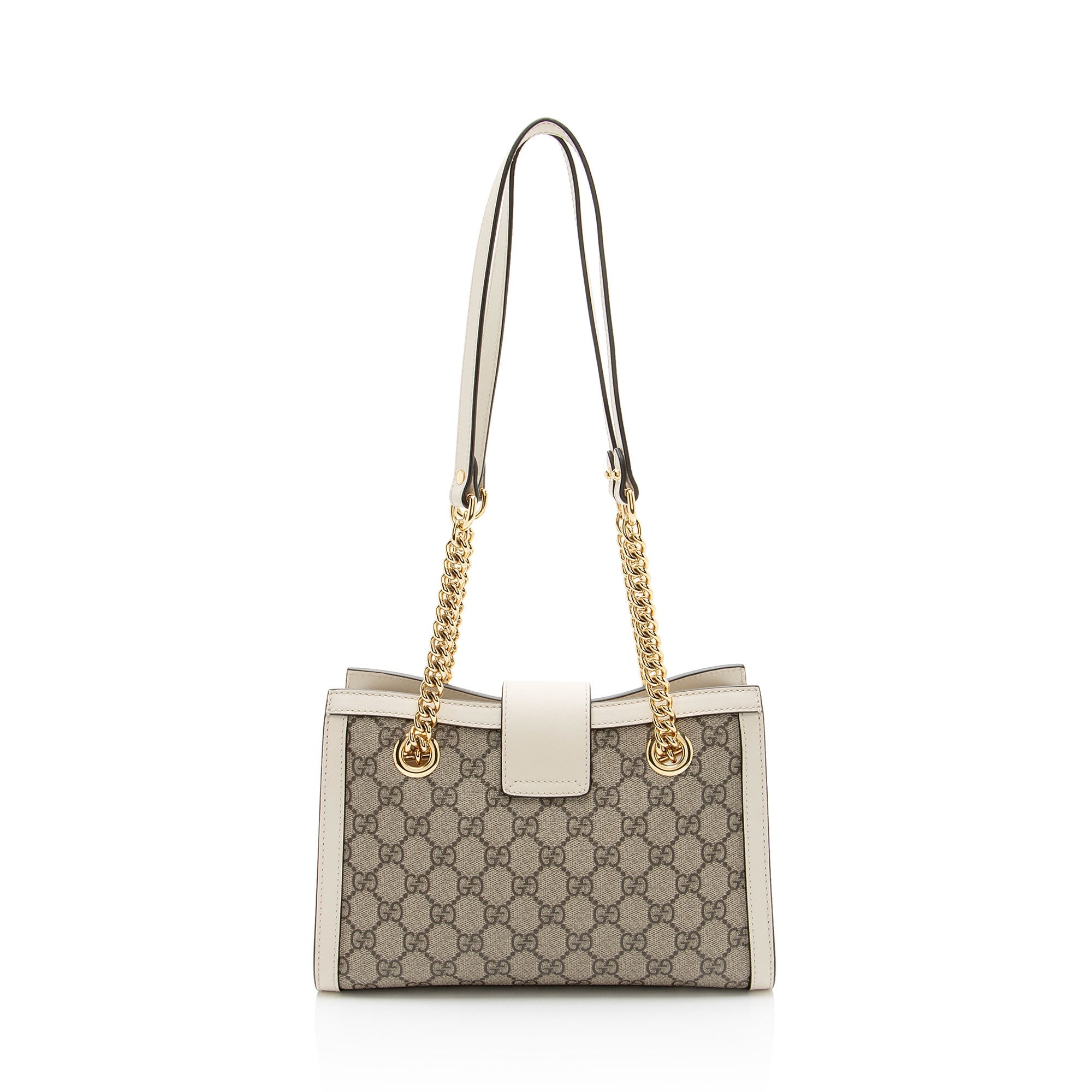 Gucci GG Supreme Padlock Chain Small Shoulder Bag