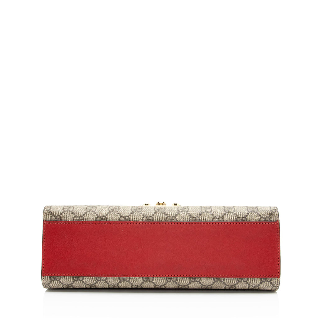 Gucci GG Supreme Padlock Medium Shoulder Bag