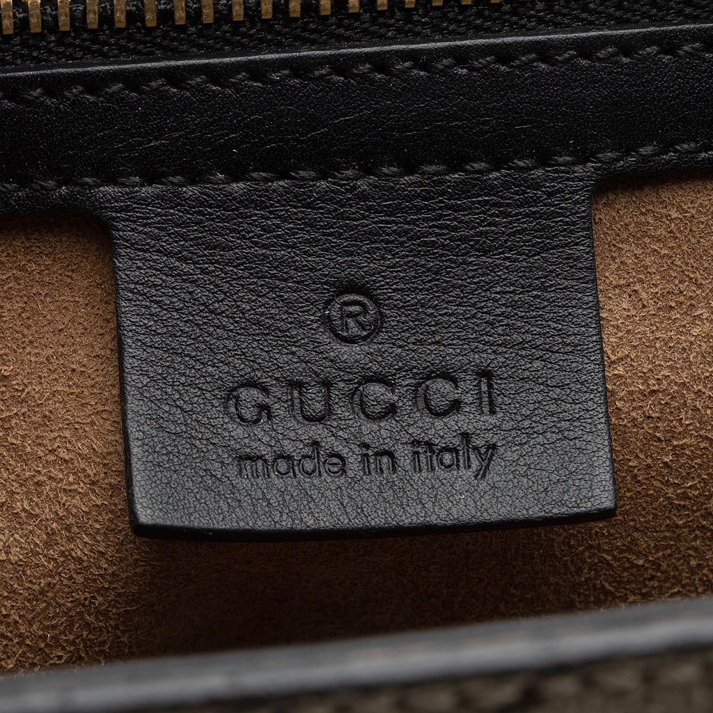 Gucci GG Supreme Padlock Medium Top Handle Satchel (SHF-22676)
