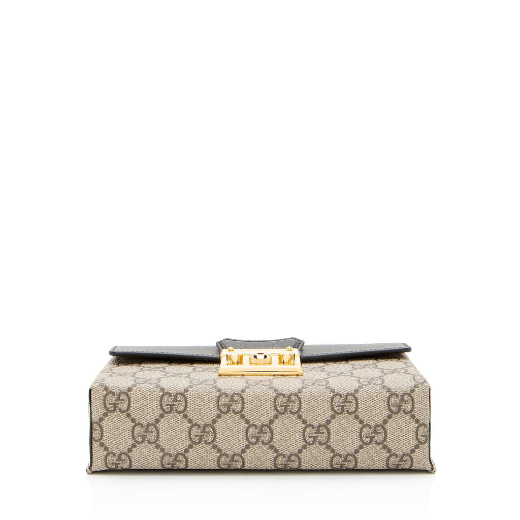 Gucci GG Supreme Padlock Mini Top Handle (SHF-FAO7fq)