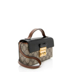 Gucci GG Supreme Padlock Mini Top Handle (SHF-FAO7fq)