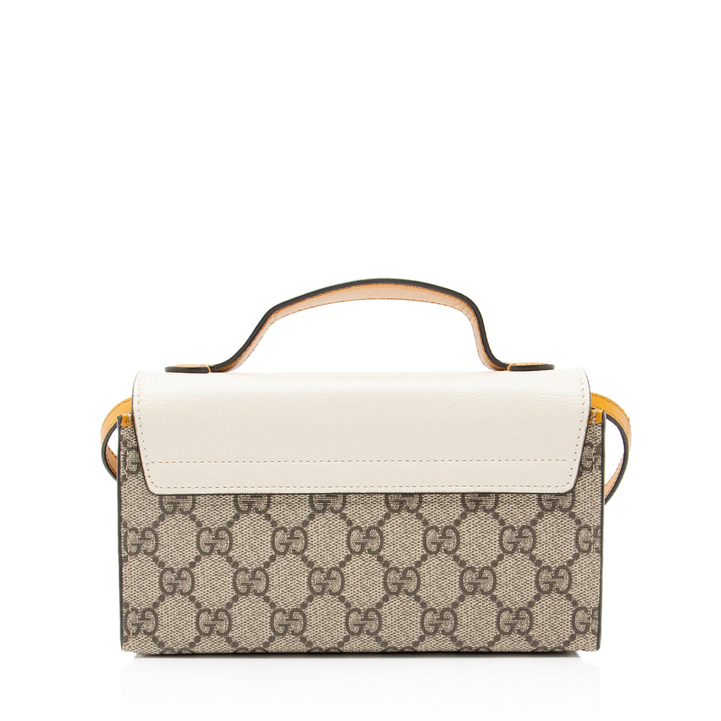 Gucci GG Supreme Padlock Mini Top Handle