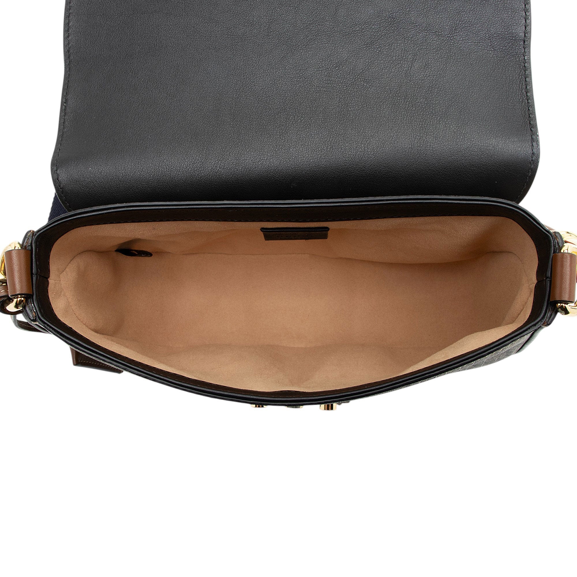 Gucci GG Supreme Padlock Saddle Medium Shoulder Bag
