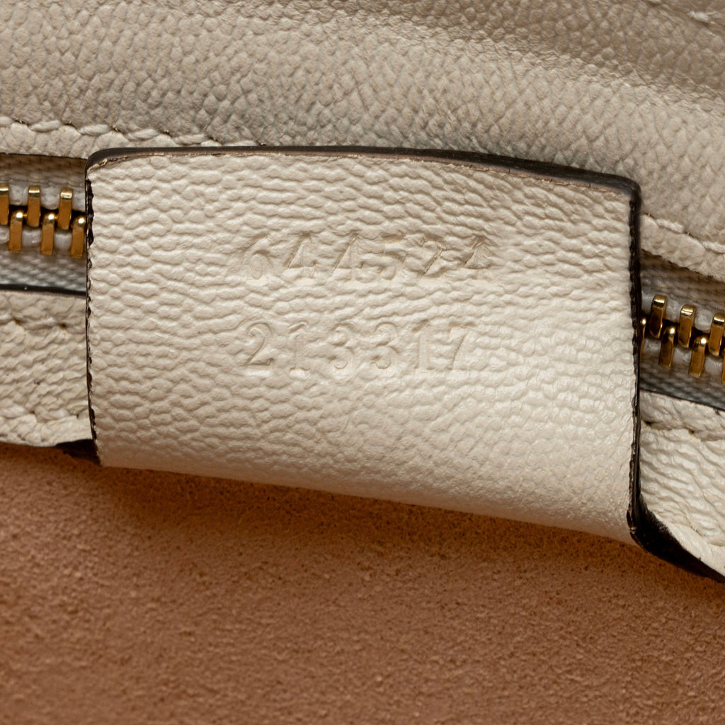 Gucci GG Supreme Padlock Saddle Small Shoulder Bag (SHF-VMEURh)