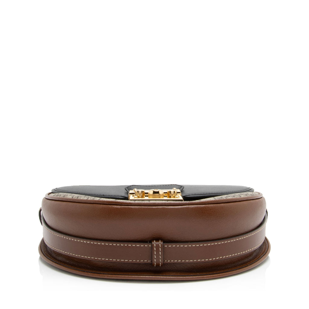 Gucci GG Supreme Padlock Saddle Small Shoulder Bag (SHF-hTmpl4)