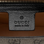 Gucci GG Supreme Padlock Saddle Small Shoulder Bag (SHF-Wwfxt7)