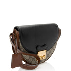 Gucci GG Supreme Padlock Saddle Small Shoulder Bag (SHF-Wwfxt7)