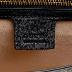 Gucci GG Supreme Padlock Saddle Small Shoulder Bag