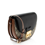 Gucci GG Supreme Padlock Saddle Small Shoulder Bag