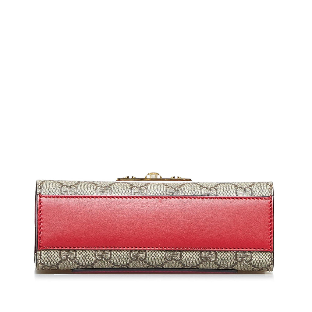 Gucci GG Supreme Padlock Shoulder Bag (SHG-vUf0Tt)