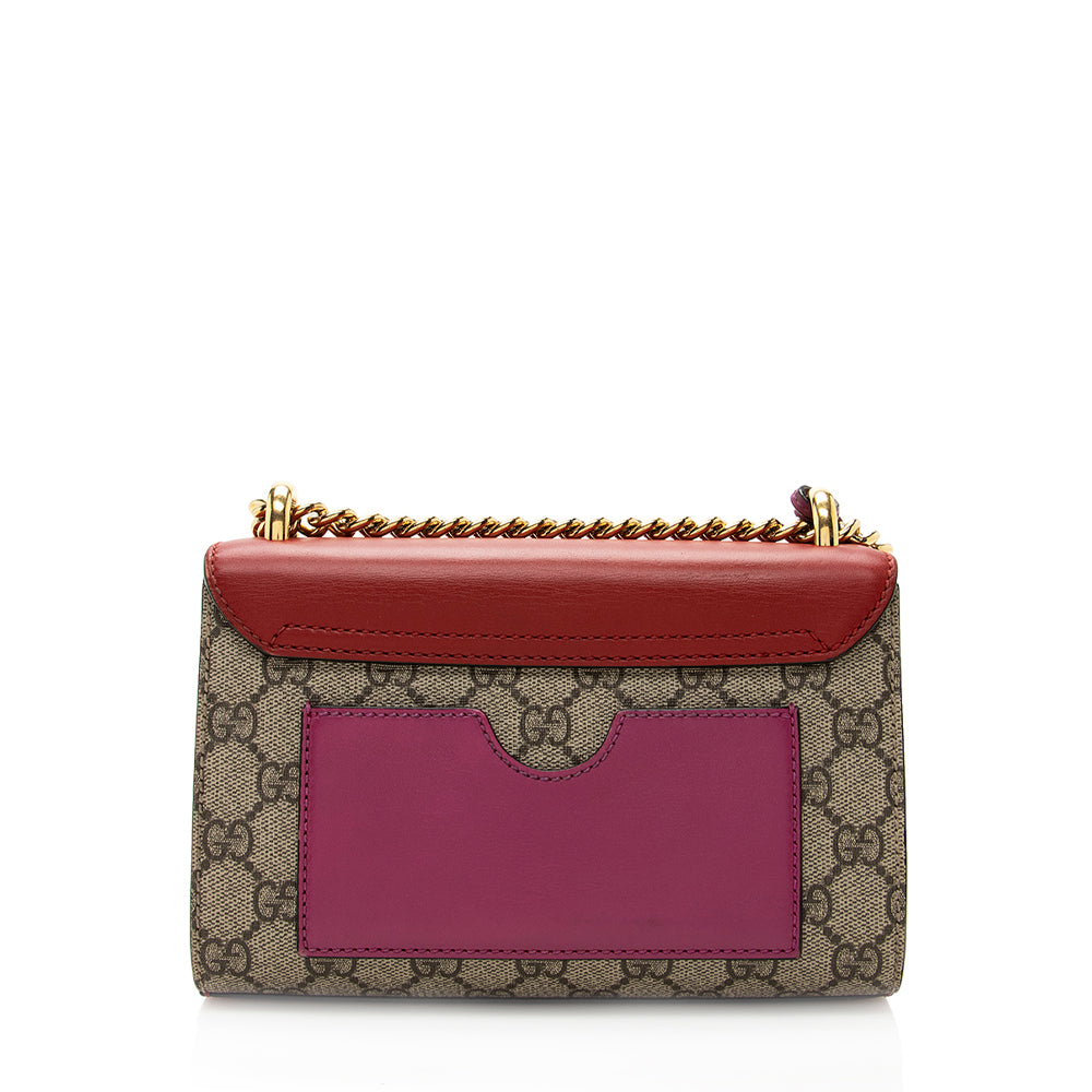 Gucci GG Supreme Padlock Small Shoulder Bag (SHF-19759)